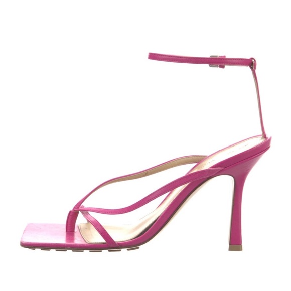 Bottega Veneta Pink Strappy Sandals